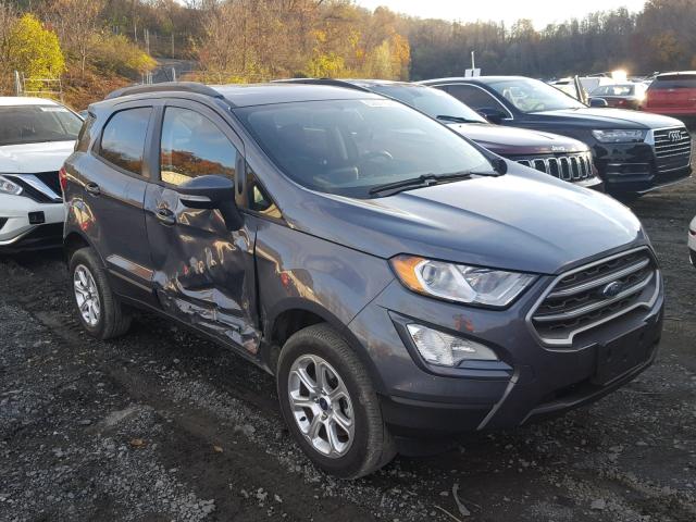 MAJ6P1UL3JC179415 - 2018 FORD ECOSPORT S GRAY photo 1