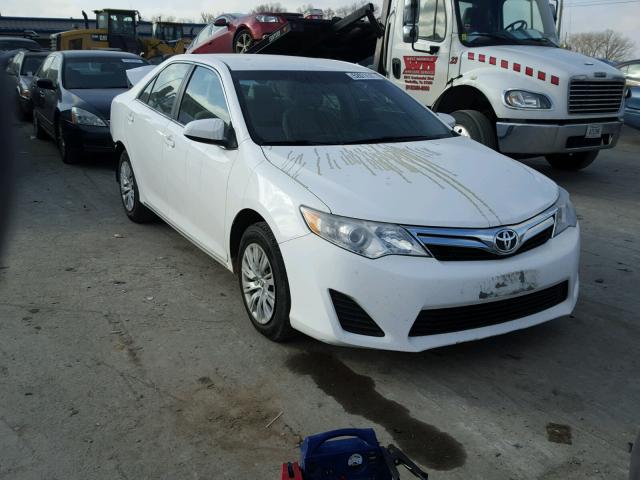 4T1BF1FK2CU137178 - 2012 TOYOTA CAMRY BASE WHITE photo 1