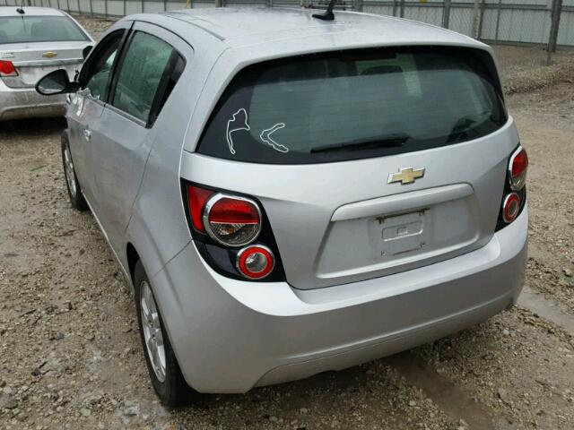 1G1JD6SH0C4132972 - 2012 CHEVROLET SONIC LT SILVER photo 3