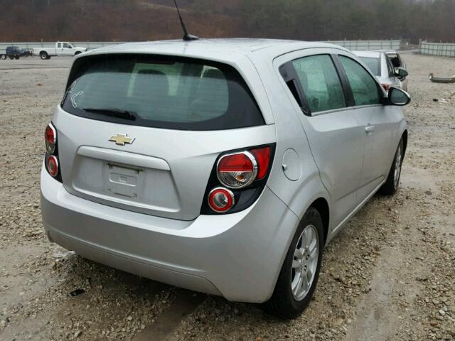 1G1JD6SH0C4132972 - 2012 CHEVROLET SONIC LT SILVER photo 4