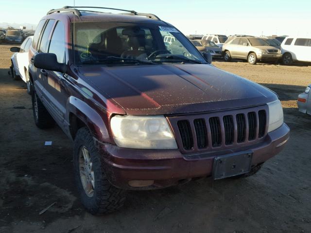 1J4GW68N8XC628858 - 1999 JEEP GRAND CHER BURGUNDY photo 1