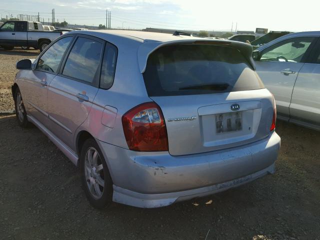 KNAFE162765304946 - 2006 KIA SPECTRA5 SILVER photo 3