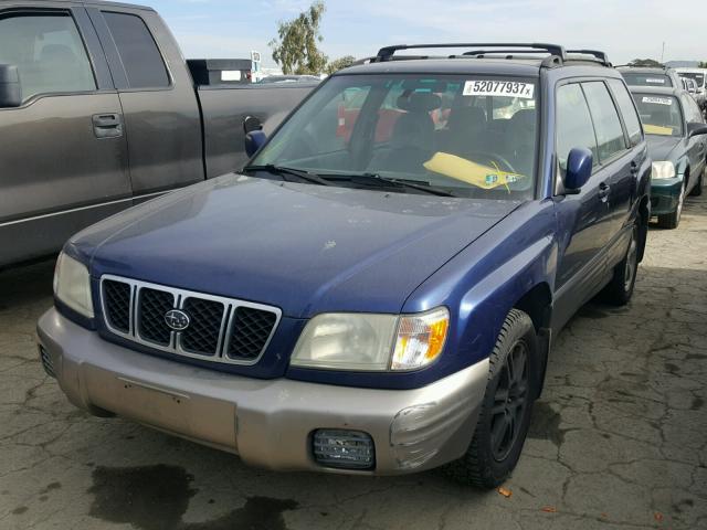 JF1SF655X2H706661 - 2002 SUBARU FORESTER S BLUE photo 2