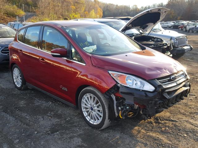 1FADP5CU6GL112535 - 2016 FORD C-MAX PREM RED photo 1