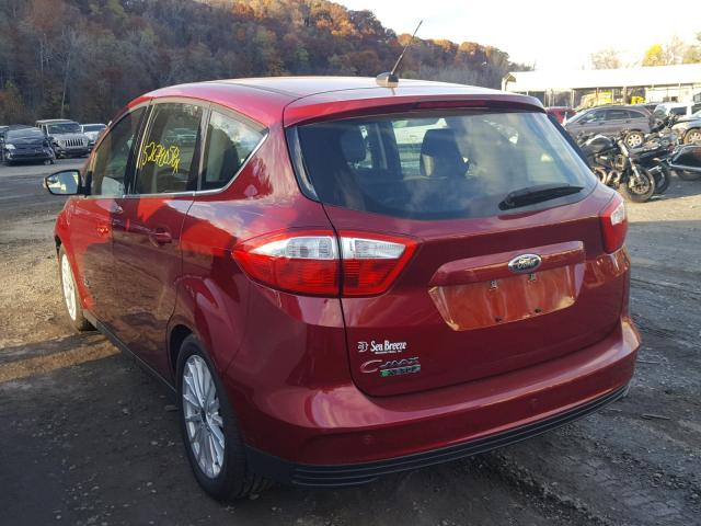 1FADP5CU6GL112535 - 2016 FORD C-MAX PREM RED photo 3