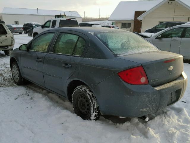 1G1AK52F857523805 - 2005 CHEVROLET COBALT BLUE photo 3