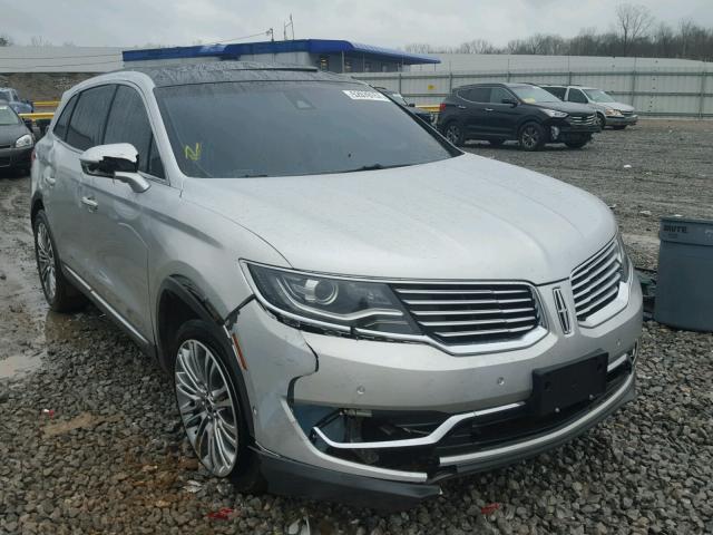 2LMTJ8LR5GBL56049 - 2016 LINCOLN MKX RESERV SILVER photo 1