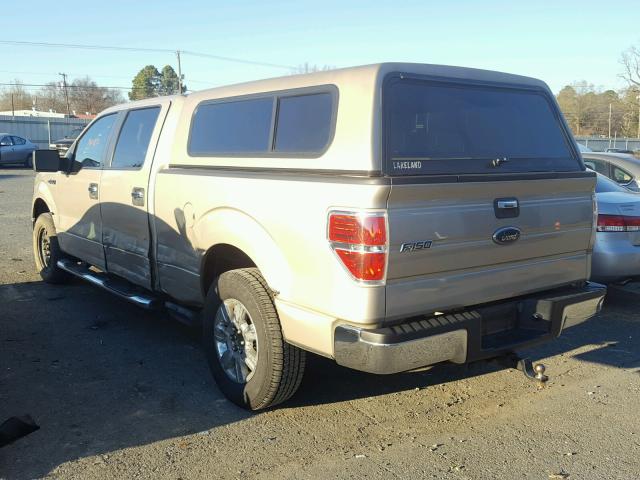 1FTEW1C8XAFA98464 - 2010 FORD F150 SUPER GOLD photo 3