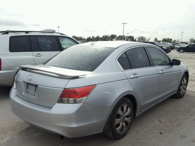 1HGCP26868A107448 - 2008 HONDA ACCORD EXL SILVER photo 4