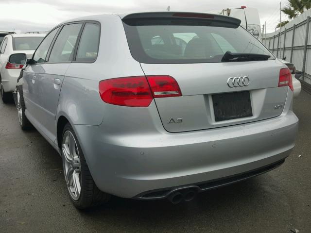 WAUKEAFM1CA121061 - 2012 AUDI A3 PREMIUM SILVER photo 3