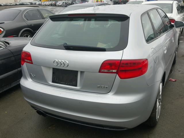 WAUKEAFM1CA121061 - 2012 AUDI A3 PREMIUM SILVER photo 4