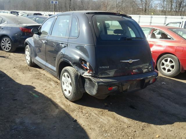 3A8FY48B08T239328 - 2008 CHRYSLER PT CRUISER BLACK photo 3