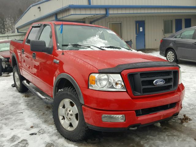 1FTPW14535KD02208 - 2005 FORD F150 SUPER RED photo 1