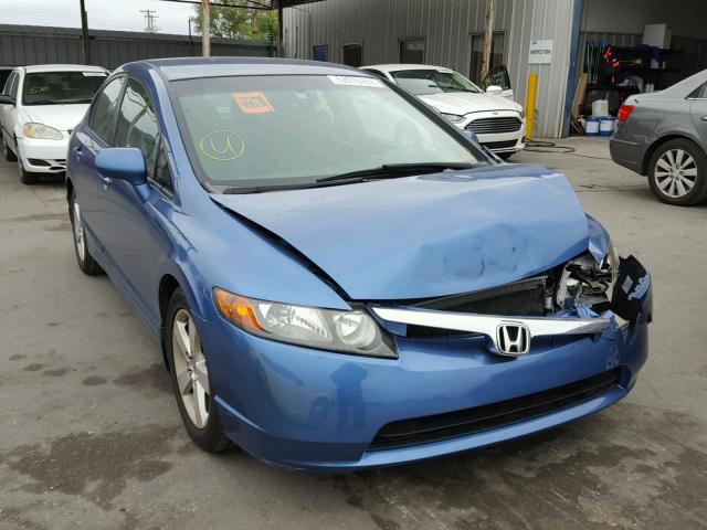 1HGFA16557L103876 - 2007 HONDA CIVIC LX BLUE photo 1