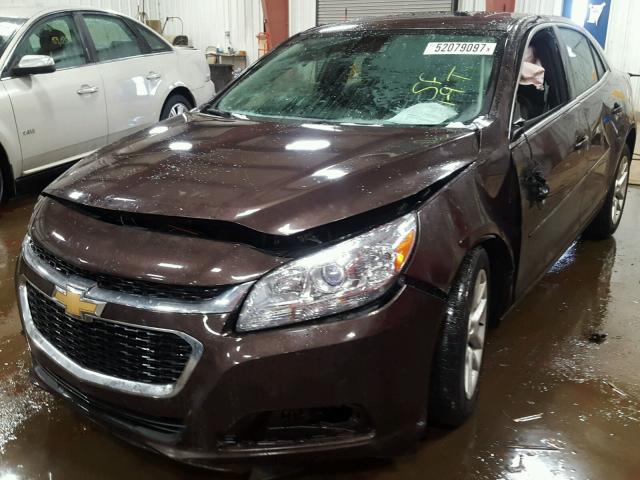 1G11C5SL6FF154372 - 2015 CHEVROLET MALIBU 1LT BROWN photo 2