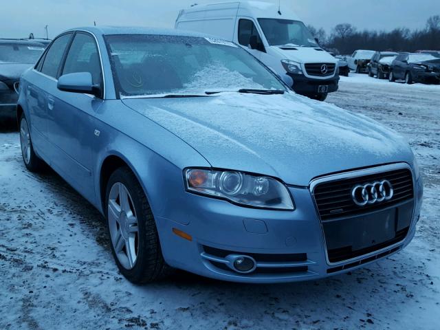 WAUDG78E76A077521 - 2006 AUDI A4 3.2 QUA TEAL photo 1