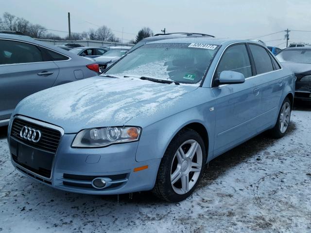 WAUDG78E76A077521 - 2006 AUDI A4 3.2 QUA TEAL photo 2