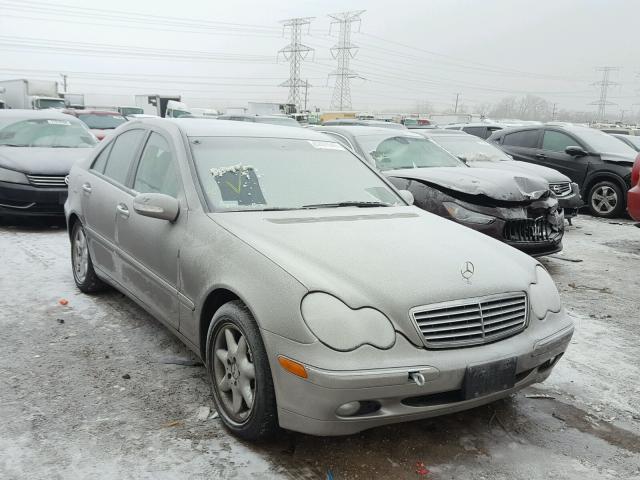 WDBRF81J34F471279 - 2004 MERCEDES-BENZ C 240 4MAT SILVER photo 1