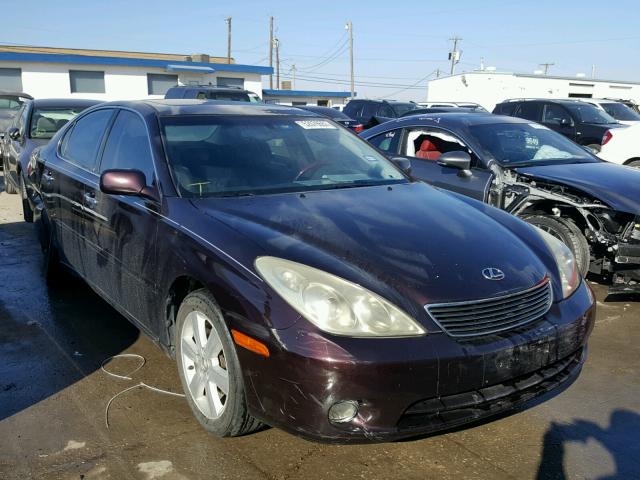 JTHBA30GX55126671 - 2005 LEXUS ES 330 BURGUNDY photo 1