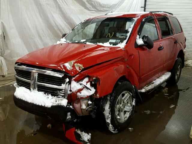 1D4HB48D34F215857 - 2004 DODGE DURANGO SL RED photo 2