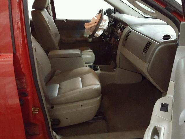 1D4HB48D34F215857 - 2004 DODGE DURANGO SL RED photo 5