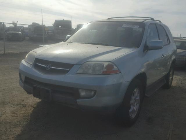 2HNYD18852H533462 - 2002 ACURA MDX TOURIN BLUE photo 2