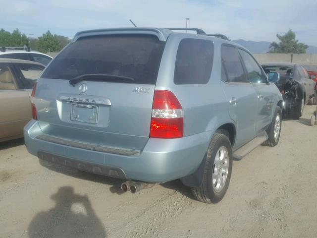 2HNYD18852H533462 - 2002 ACURA MDX TOURIN BLUE photo 4