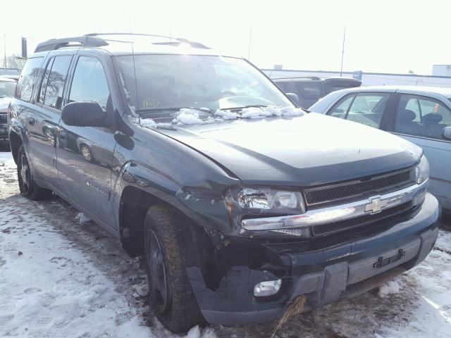 1GNET16S946235261 - 2004 CHEVROLET TRAILBLAZE GREEN photo 1