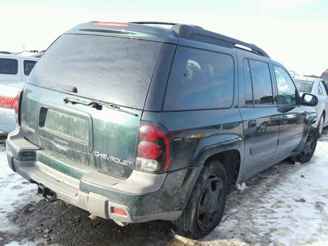 1GNET16S946235261 - 2004 CHEVROLET TRAILBLAZE GREEN photo 4