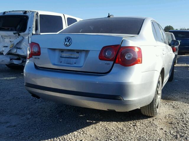 3VWRT71K46M652839 - 2006 VOLKSWAGEN JETTA TDI SILVER photo 4