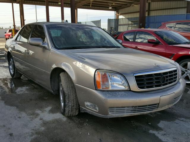 1G6KE57Y81U242308 - 2001 CADILLAC DEVILLE DH BEIGE photo 1