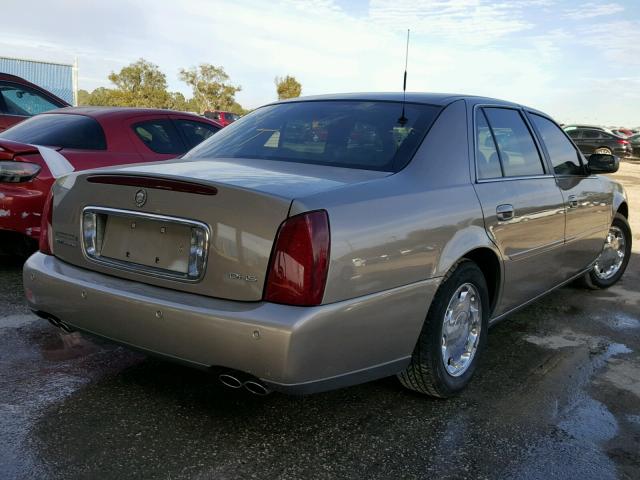 1G6KE57Y81U242308 - 2001 CADILLAC DEVILLE DH BEIGE photo 4