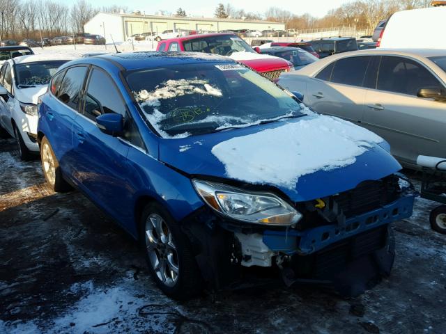 1FAHP3M22CL117406 - 2012 FORD FOCUS SEL BLUE photo 1