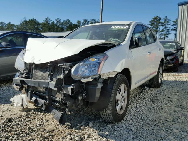 JN8AS5MT6EW619369 - 2014 NISSAN ROGUE SELE WHITE photo 2