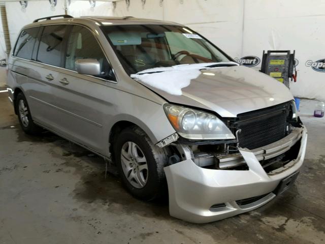 5FNRL38676B417487 - 2006 HONDA ODYSSEY EX SILVER photo 1