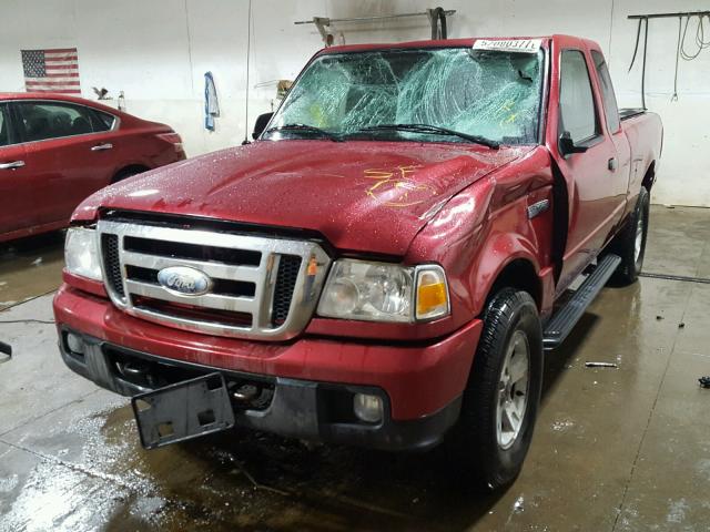 1FTZR45E56PA69341 - 2006 FORD RANGER SUP BURGUNDY photo 2