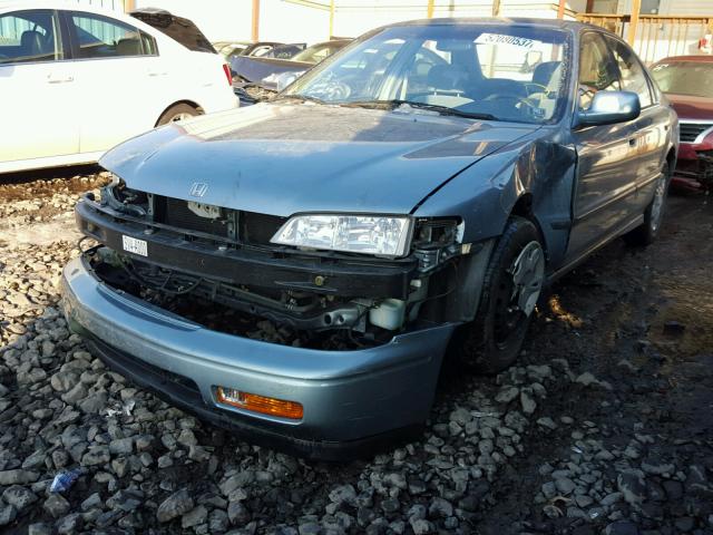 1HGCD5632SA089827 - 1995 HONDA ACCORD LX BLUE photo 2