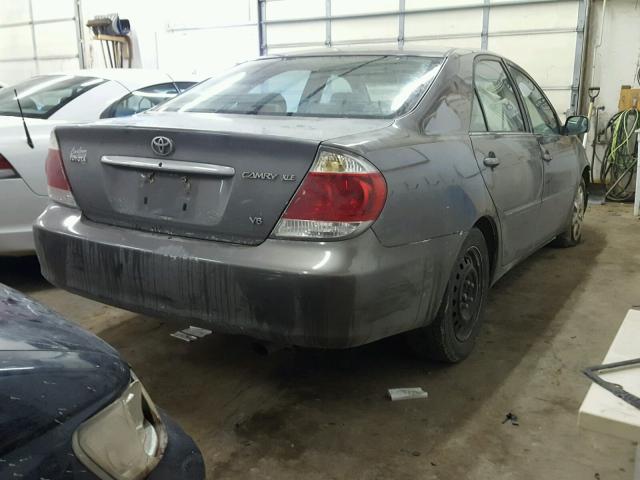 4T1BF30K85U599591 - 2005 TOYOTA CAMRY LE GRAY photo 4