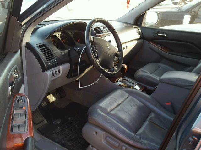 2HNYD18625H524348 - 2005 ACURA MDX TOURIN BLUE photo 9