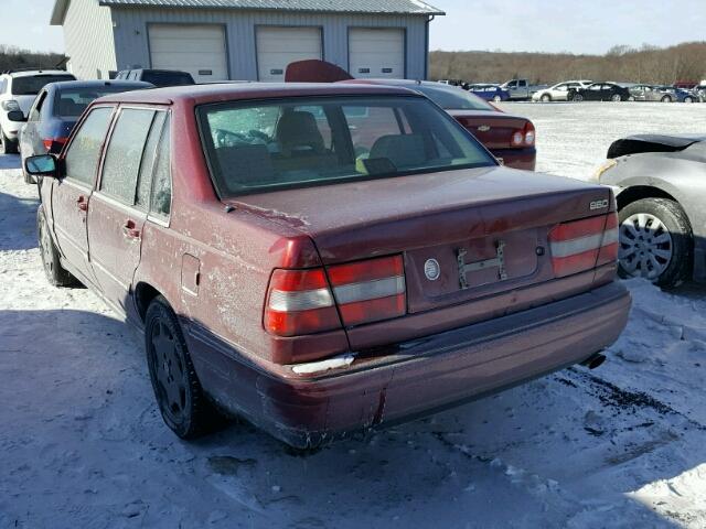 YV1KS9612S1074311 - 1995 VOLVO 960 BURGUNDY photo 3