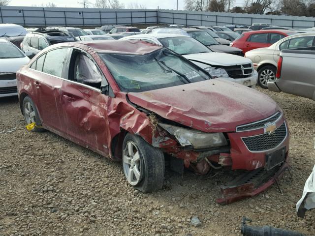 1G1PF5SC2C7102910 - 2012 CHEVROLET CRUZE LT RED photo 1