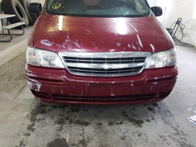 1GNDV33E75D109428 - 2005 CHEVROLET VENTURE LT RED photo 9