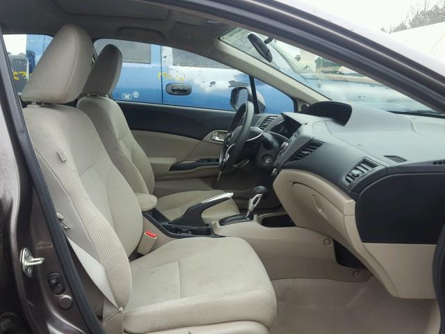 2HGFB2F84CH586586 - 2012 HONDA CIVIC EX ნაცრისფერი ფოტო 5