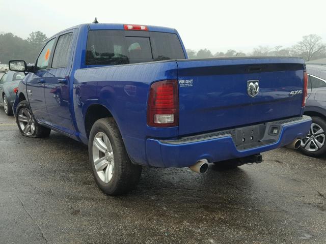 1C6RR7MT6FS597668 - 2015 RAM 1500 SPORT BLUE photo 3