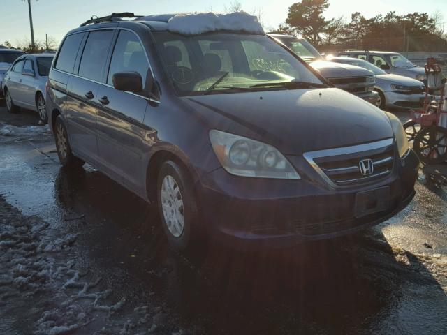 5FNRL38295B072281 - 2005 HONDA ODYSSEY LX BLUE photo 1