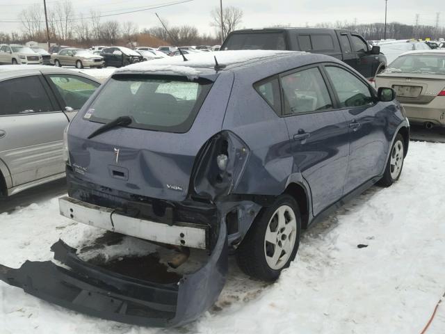 5Y2SP67869Z453843 - 2009 PONTIAC VIBE BLUE photo 4