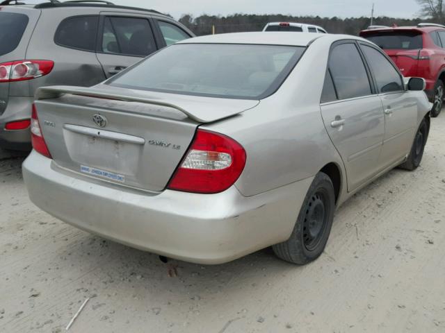 4T1BE32K42U527850 - 2002 TOYOTA CAMRY LE GRAY photo 4