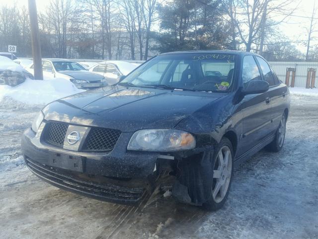 3N1AB51D94L737108 - 2004 NISSAN SENTRA SE- BLACK photo 2