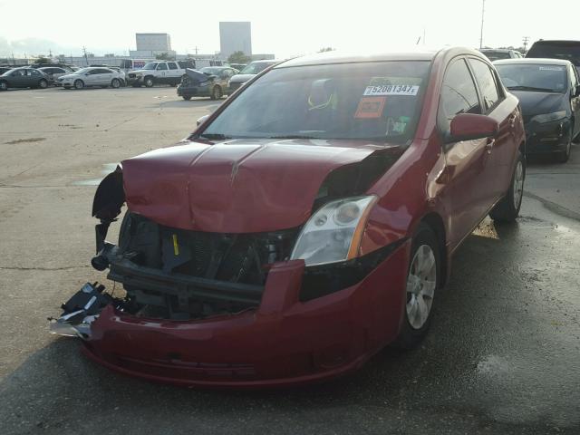 3N1AB61EX9L650646 - 2009 NISSAN SENTRA 2.0 RED photo 2