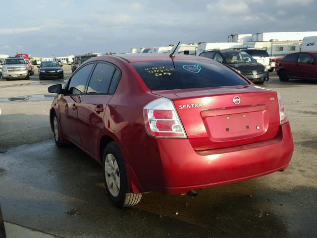 3N1AB61EX9L650646 - 2009 NISSAN SENTRA 2.0 RED photo 3